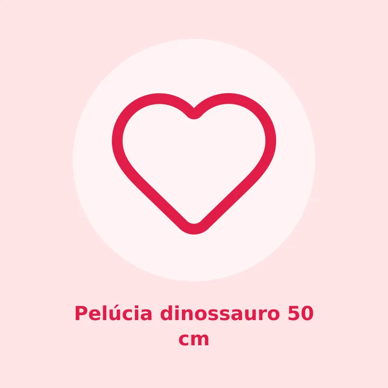 Pelúcia dinossauro 50 cm