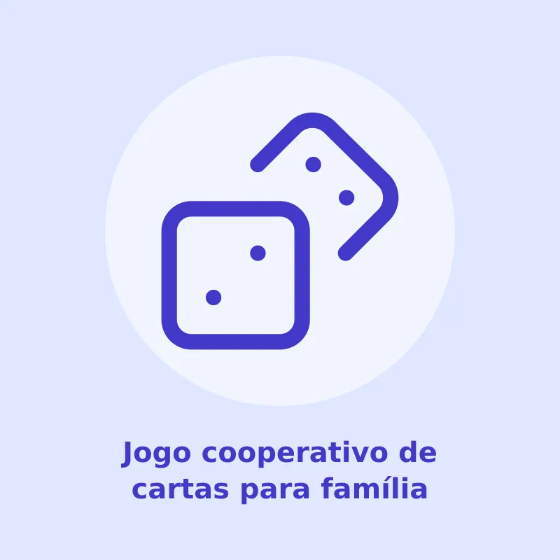 Jogo cooperativo de cartas para família