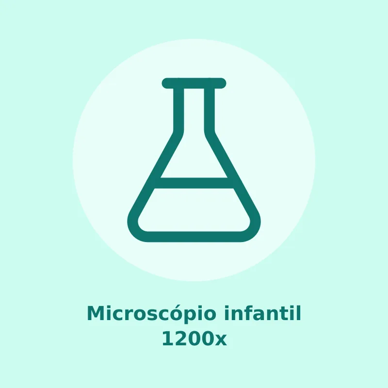 Microscópio infantil 1200x