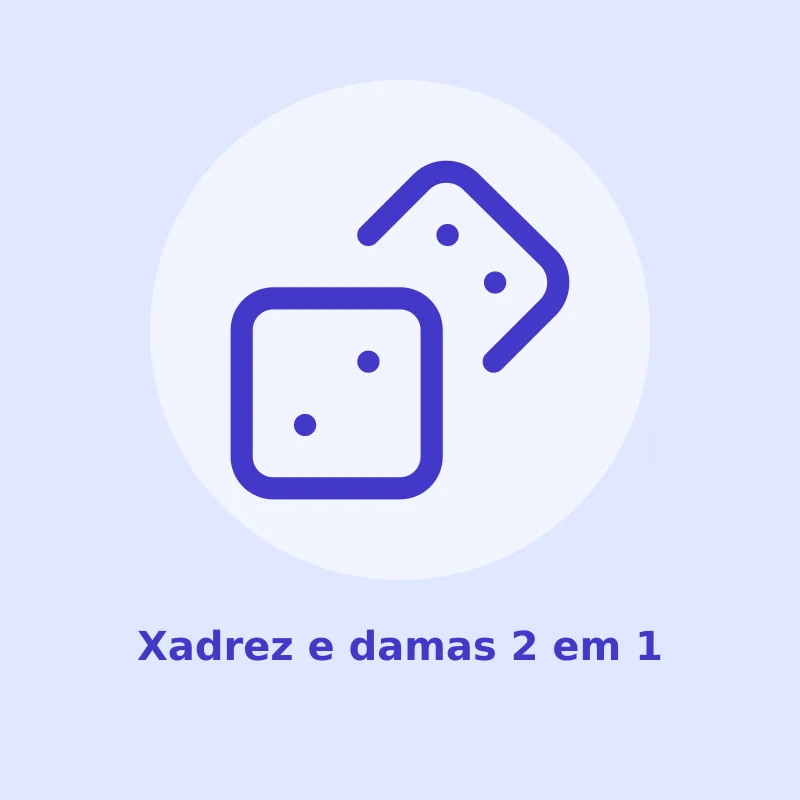 Xadrez e damas 2 em 1