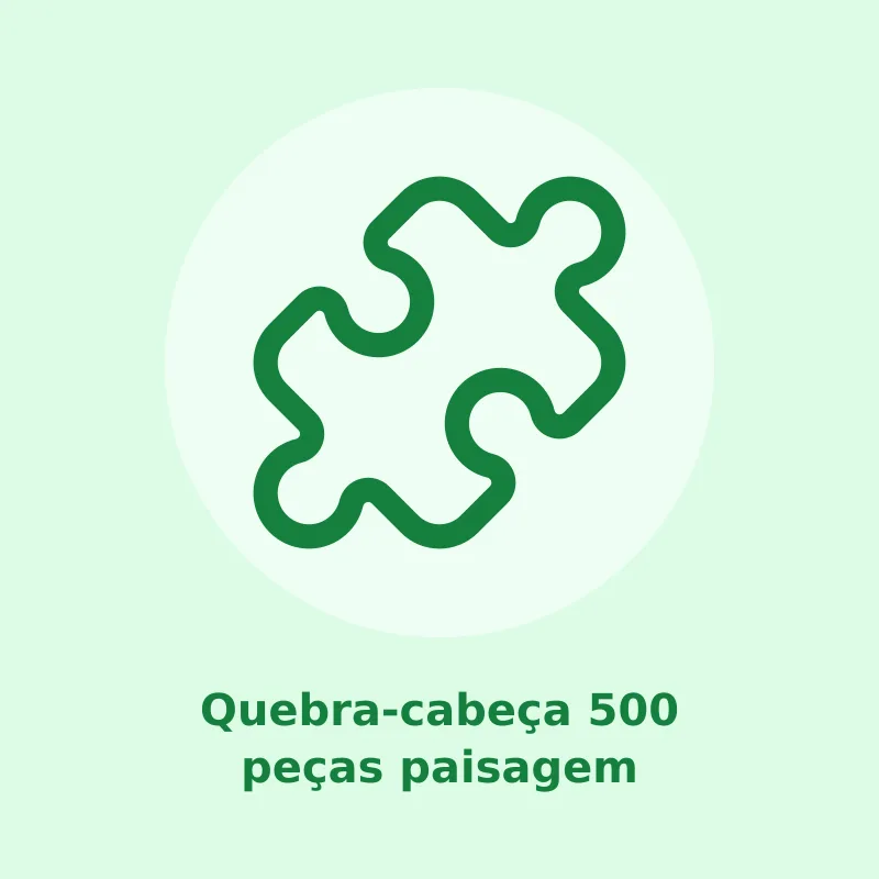 Quebra-cabeça 500 peças paisagem