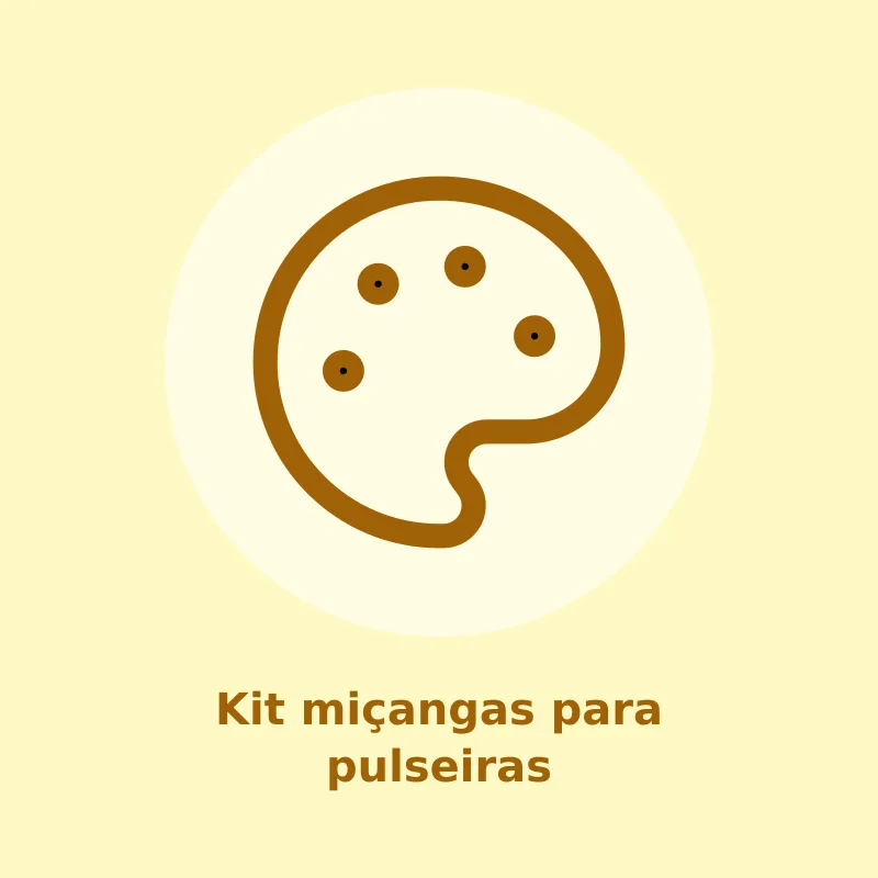 Kit miçangas para pulseiras