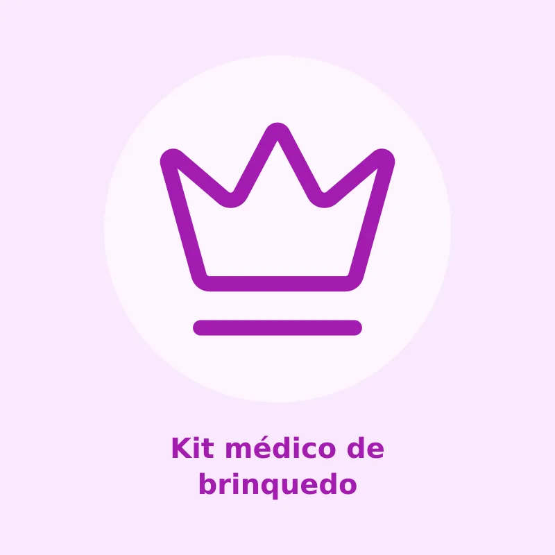 Kit médico de brinquedo