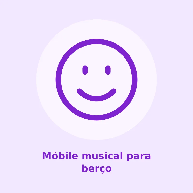 Móbile musical para berço
