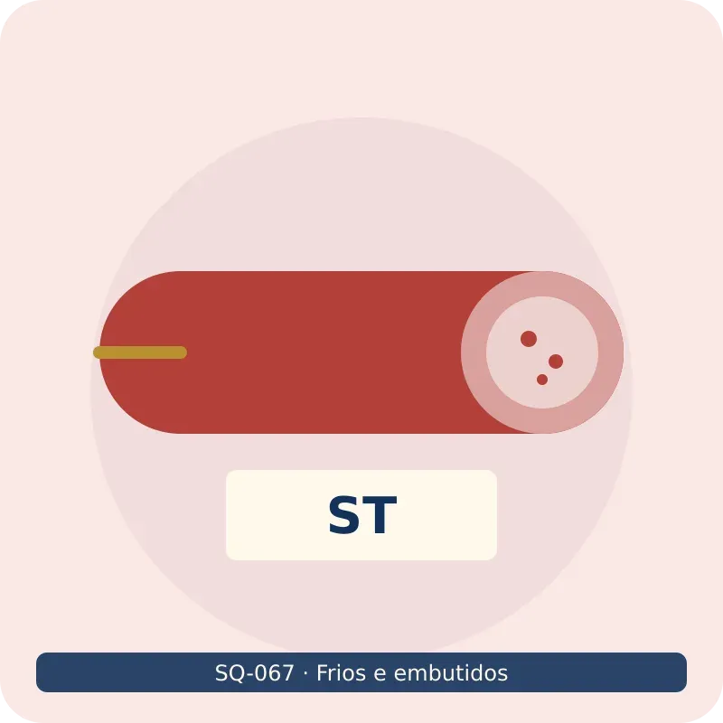 Salame tipo milano peça