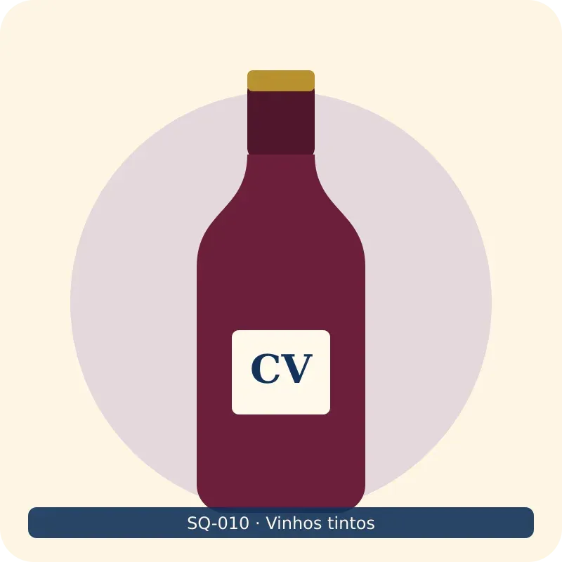 Caixa de vinho tinto cabernet (6 garrafas)