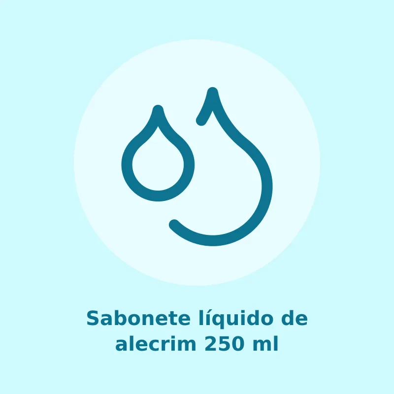 Sabonete líquido de alecrim 250 ml