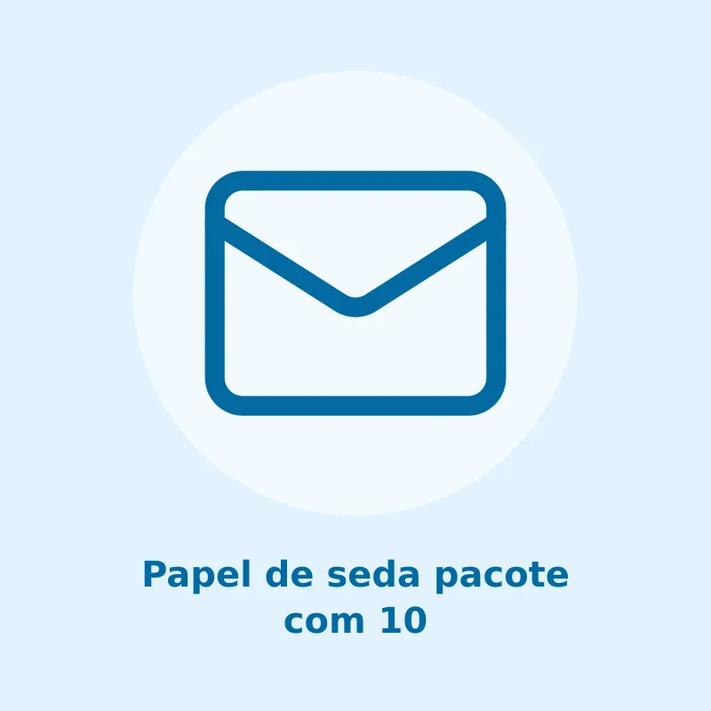 Papel de seda pacote com 10