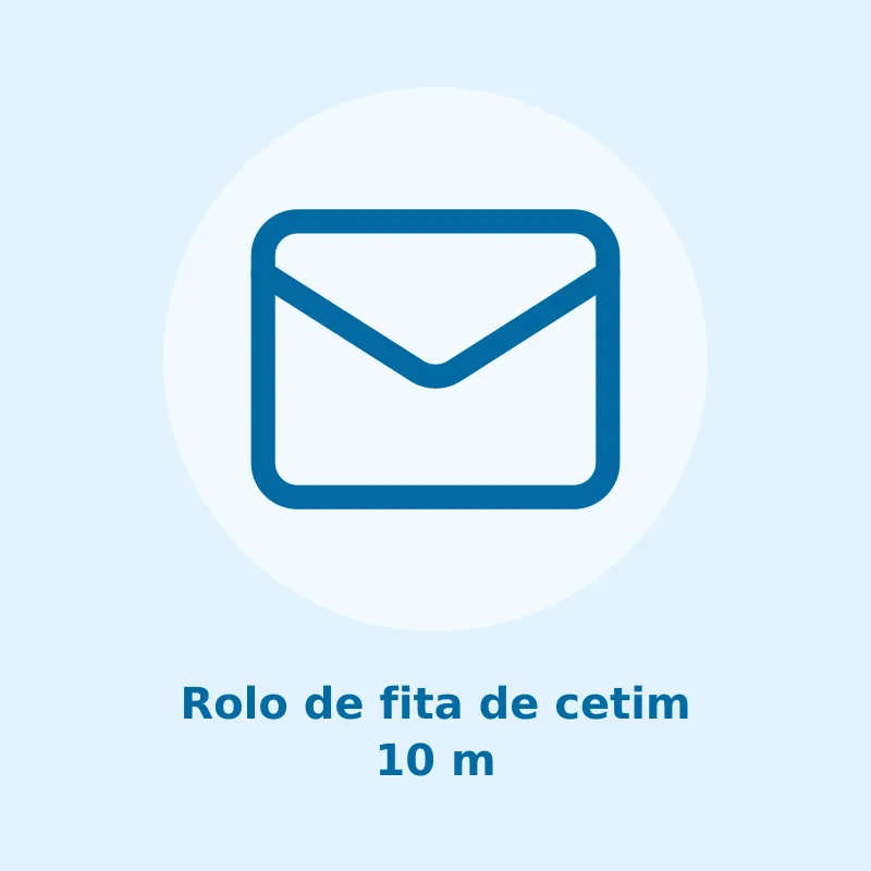 Rolo de fita de cetim 10 m